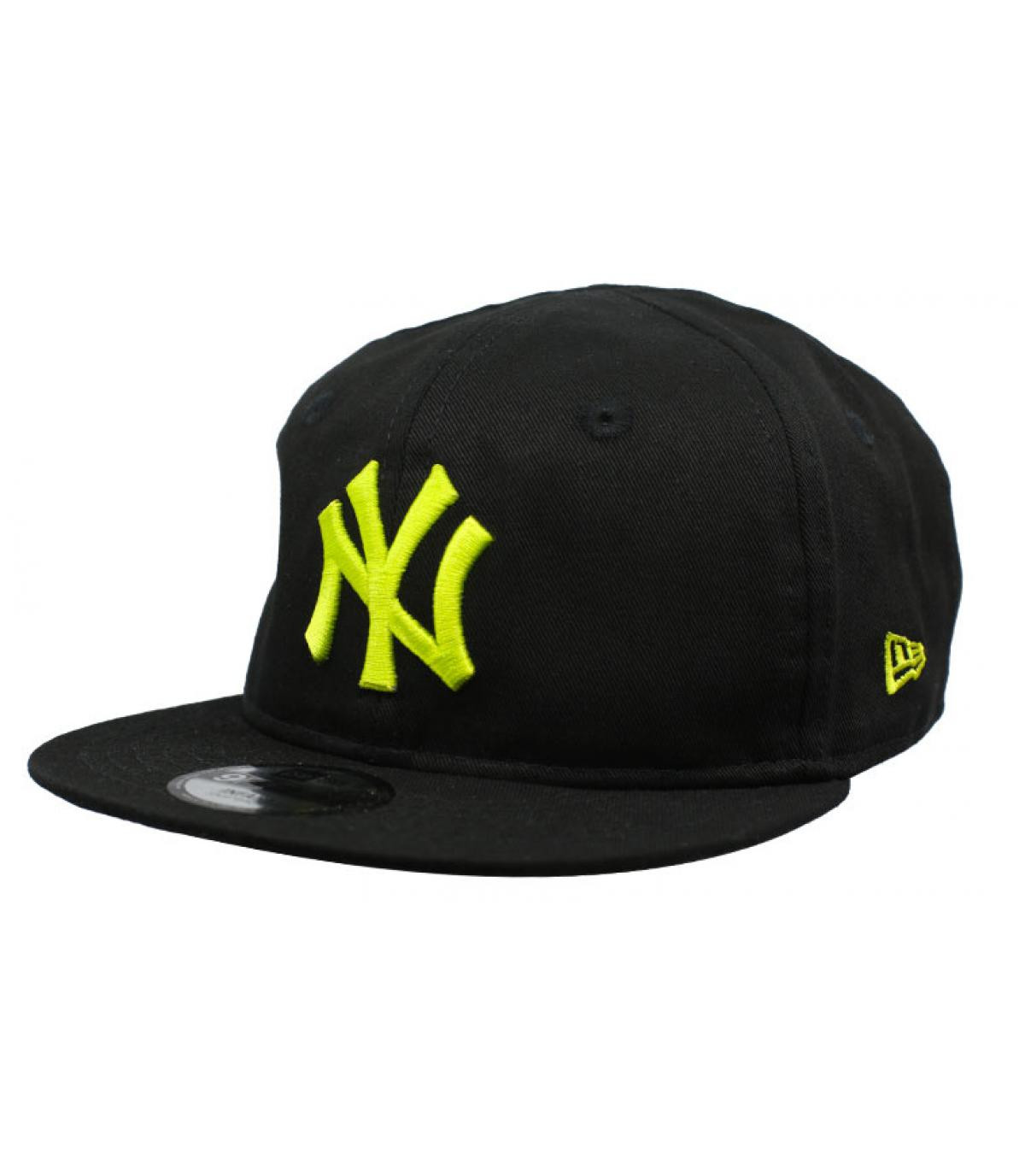 Baby League Ess NY 9Fifty black cyber yellow New Era